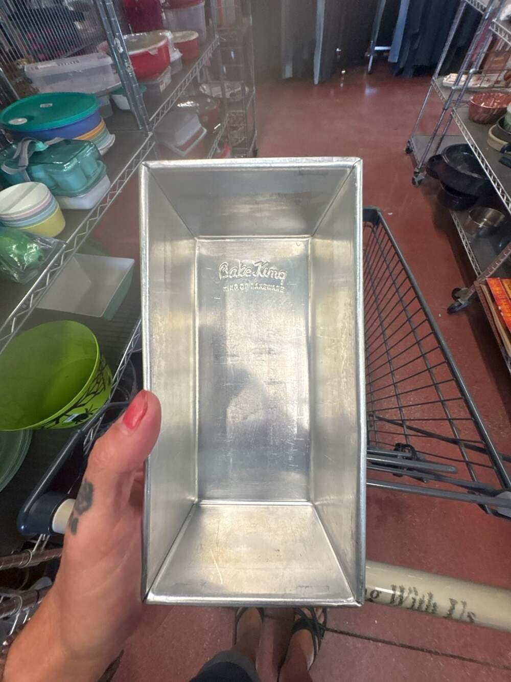 Vintage Bake King Pure Aluminum Loaf Pan
